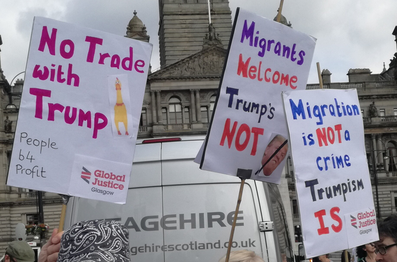 Illustration for article titled Scottish anti-Trump photo dump (long and comprehensive!)